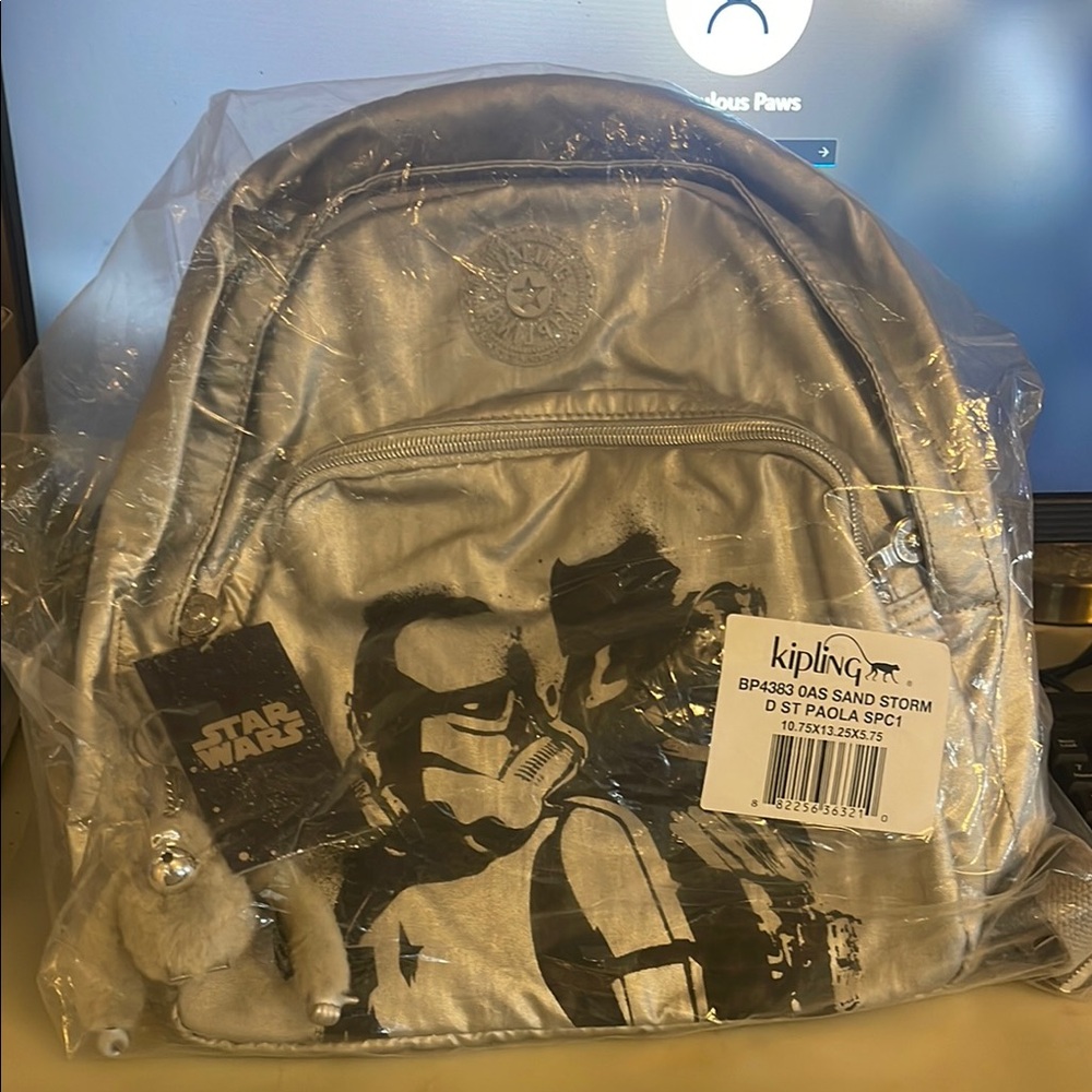 Kipling Silver Star Wars Backpack